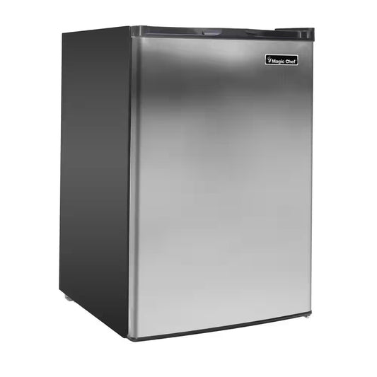 3.0 cu. ft. Manual Defrost Upright Freezer in Stainless Steel