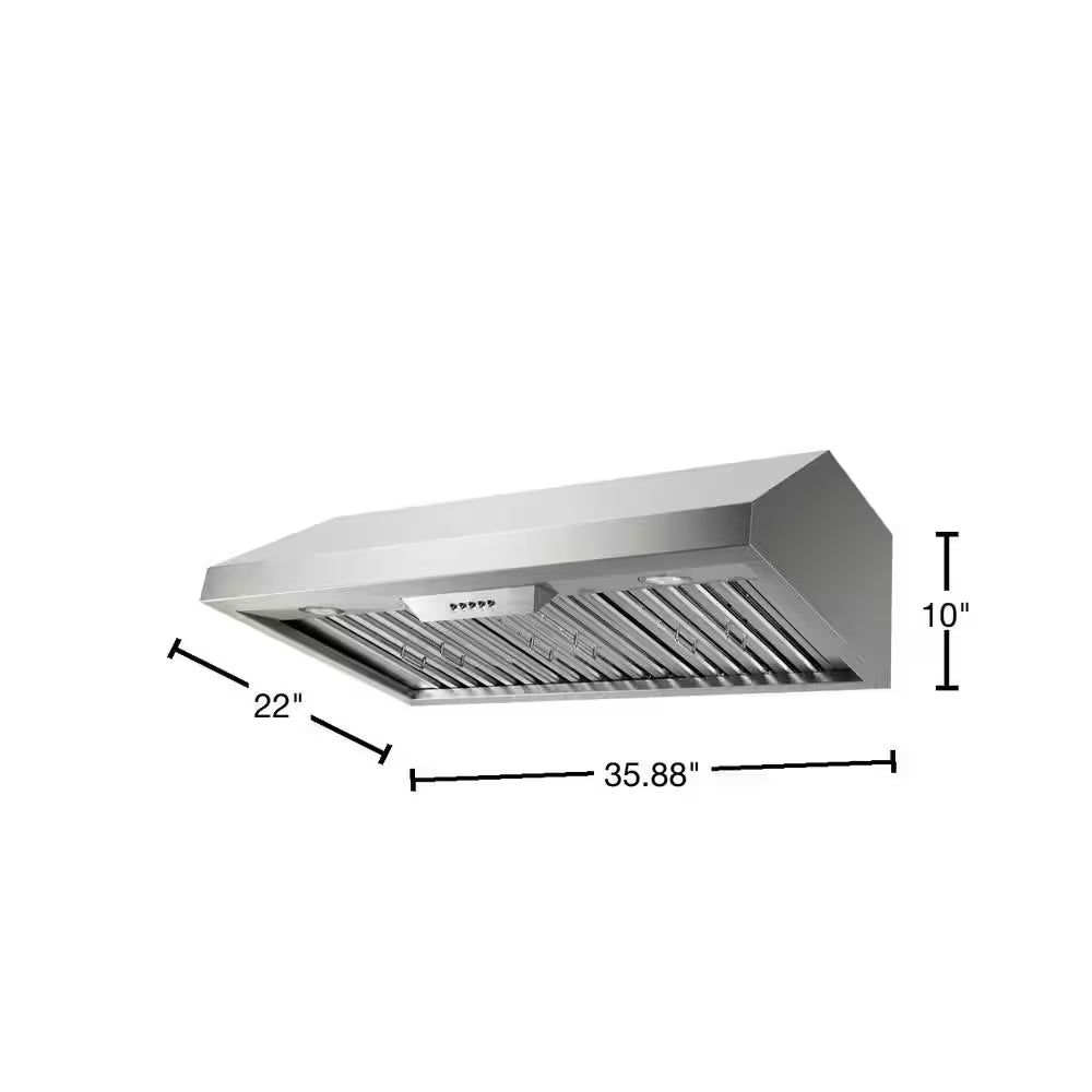 36 in. 800 CFM Stainless Range Hood NXR