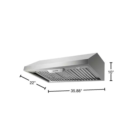 36 in. 800 CFM Stainless Range Hood NXR