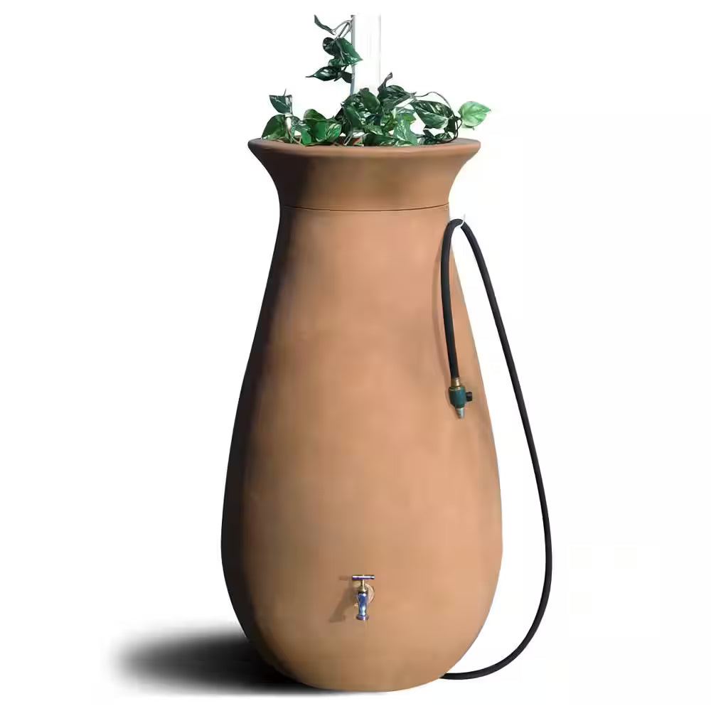 Cascata 65 Gal. Rain Barrel in Terracotta