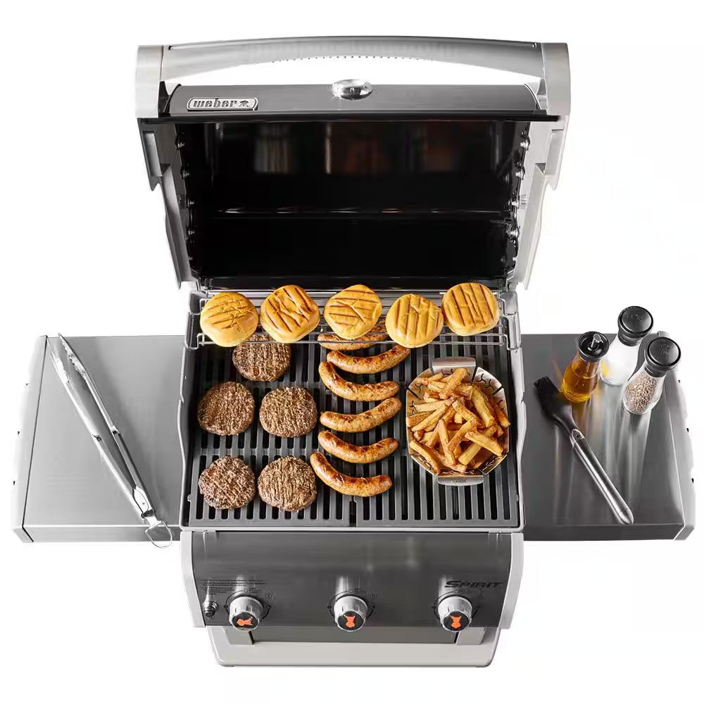 Spirit E-310 3-Burner Gas Grill with Thermometer