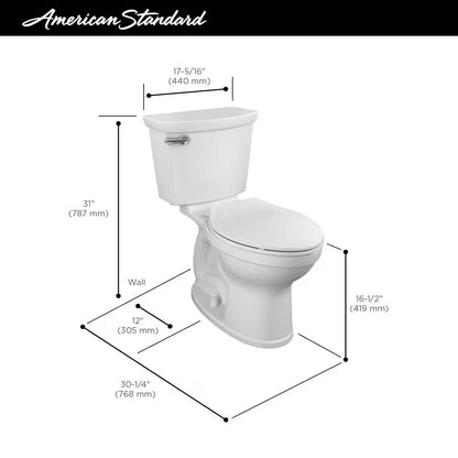 Champion Tall 2-Piece Toilet, 1.28 GPF (White)