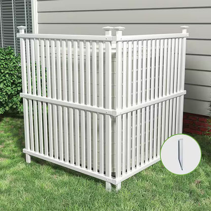 48 in. Outdoor Vinyl Panels Privacy Screen