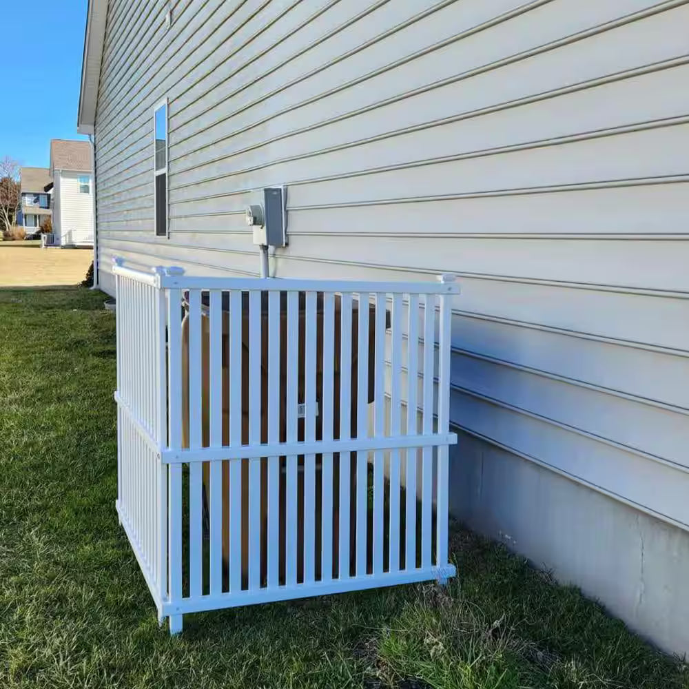 48 in. Outdoor Vinyl Panels Privacy Screen