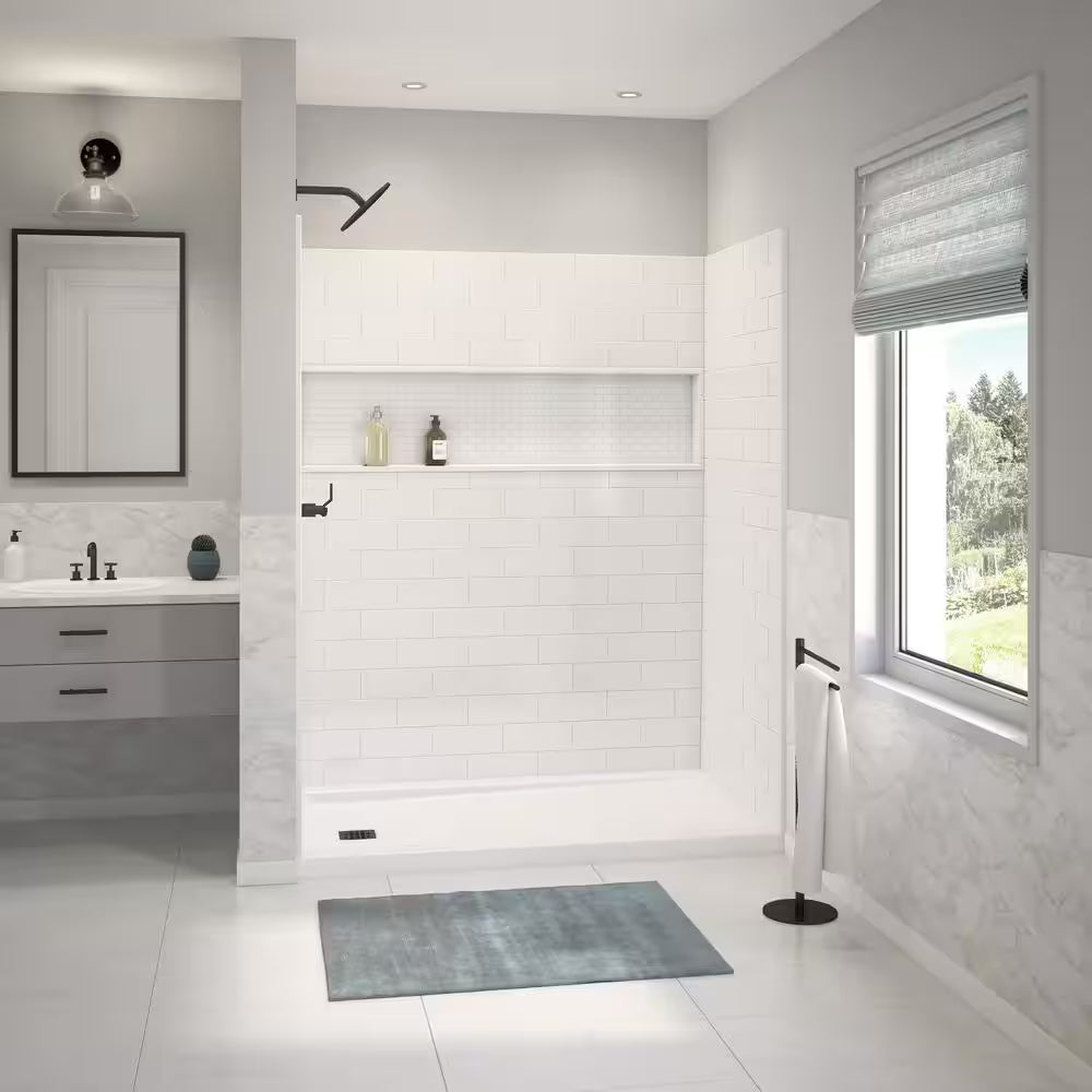 Bootz NexTile 30x60x74 Shower Kit, White