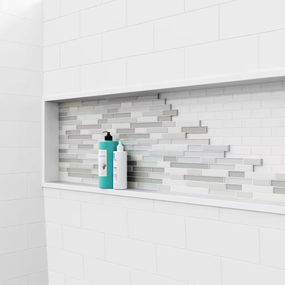 Bootz NexTile 30x60x74 Shower Kit, White