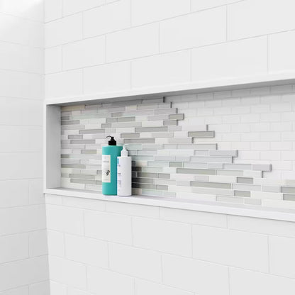 Bootz NexTile 30x60x74 Shower Kit, White