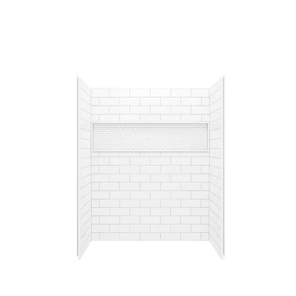 Bootz NexTile 30x60x74 Shower Kit, White