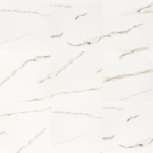 White Calacatta Bianco 24x24 Porcelain Tile( 28 CASES AVAILABLE)