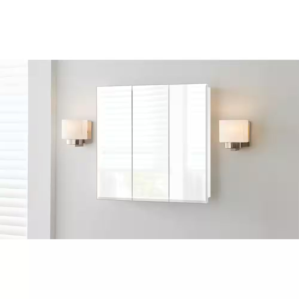 Frameless Tri-View Cabinet 30-3/8x30-3/16 in.