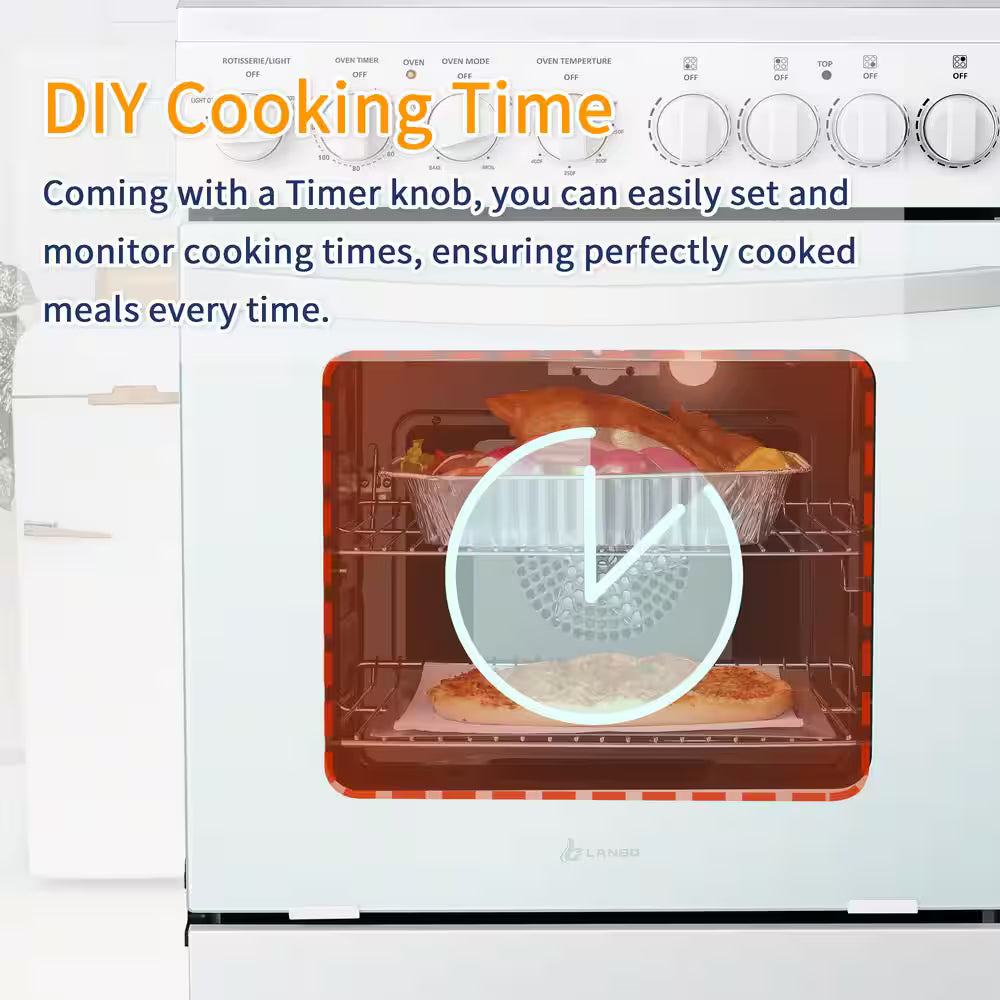 24 in. Electric Range with Convection & Timer
