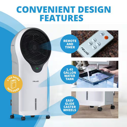 470 CFM Portable Evaporative Cooler & Fan