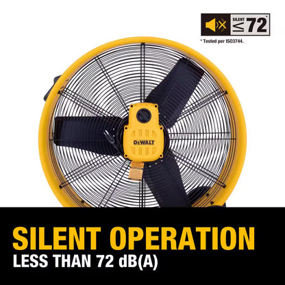 DEWALT 30 in. Yellow 3 Speed Drum Fan